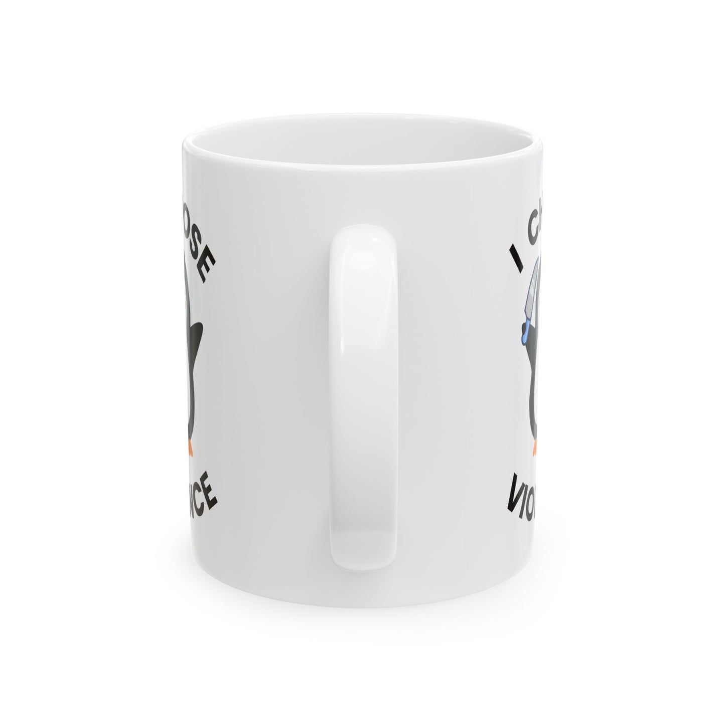 Violent Penguin Ceramic Mug
