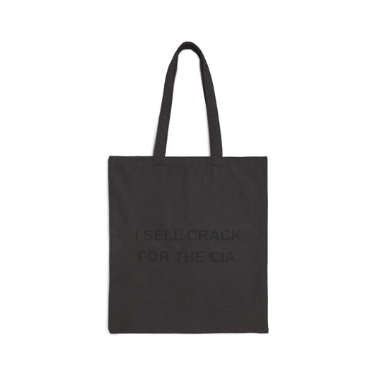 "CIA Asset" Cotton Canvas Tote Bag