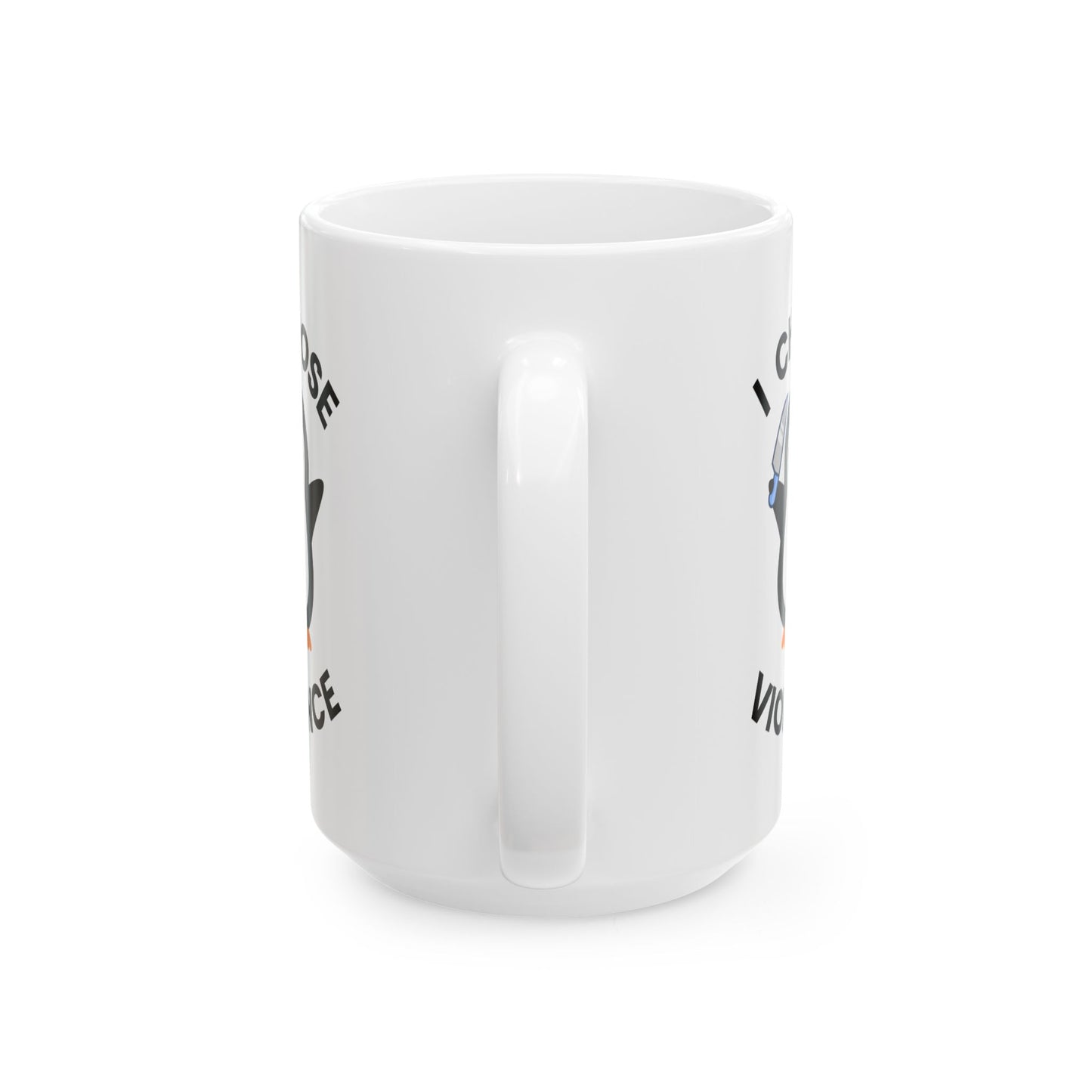 Violent Penguin Ceramic Mug