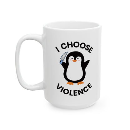 Violent Penguin Ceramic Mug
