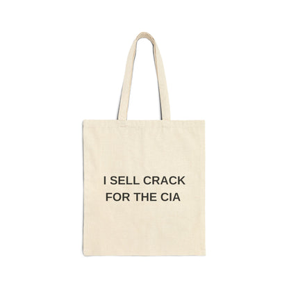"CIA Asset" Cotton Canvas Tote Bag