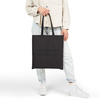 "CIA Asset" Cotton Canvas Tote Bag
